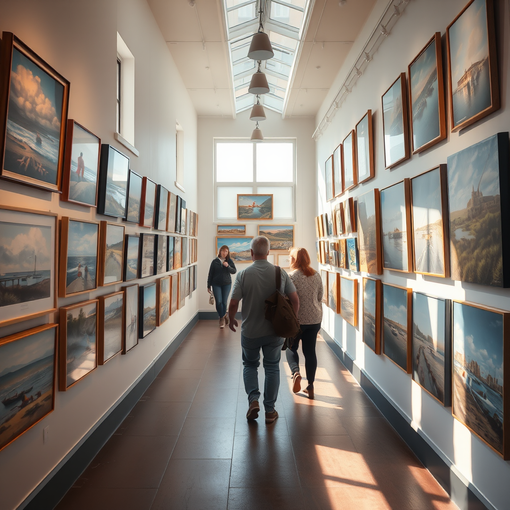 Seafront gallery hosts major exhibition of local artists